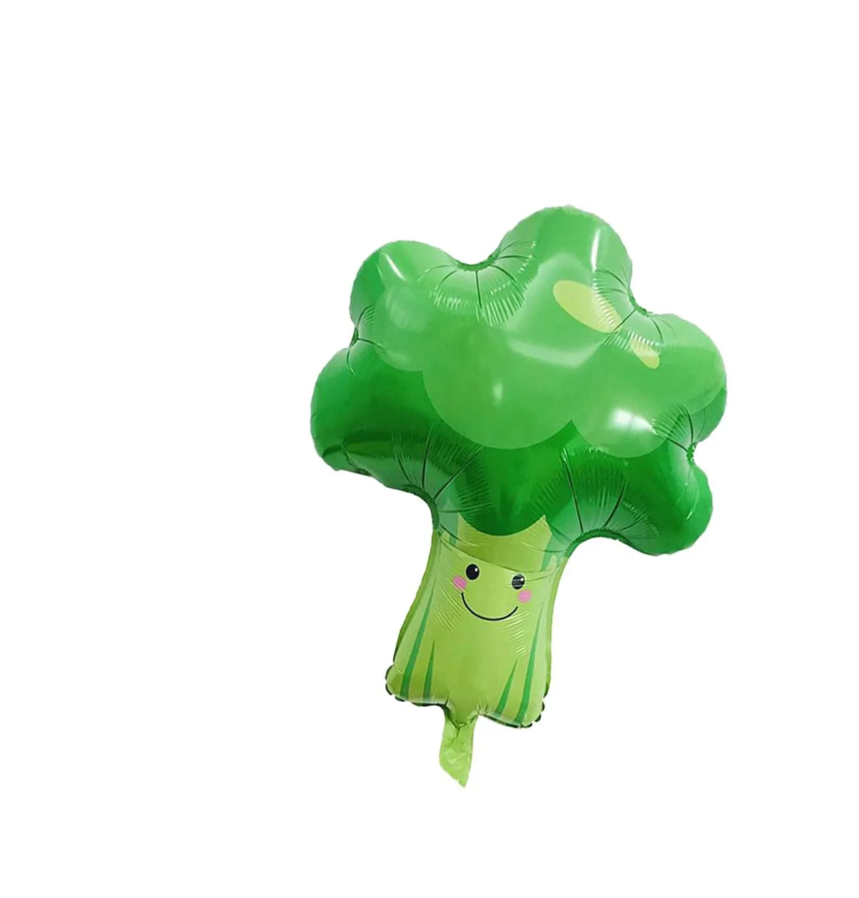 10 Foil Fruit and Vegetable Shaped Balloons Set