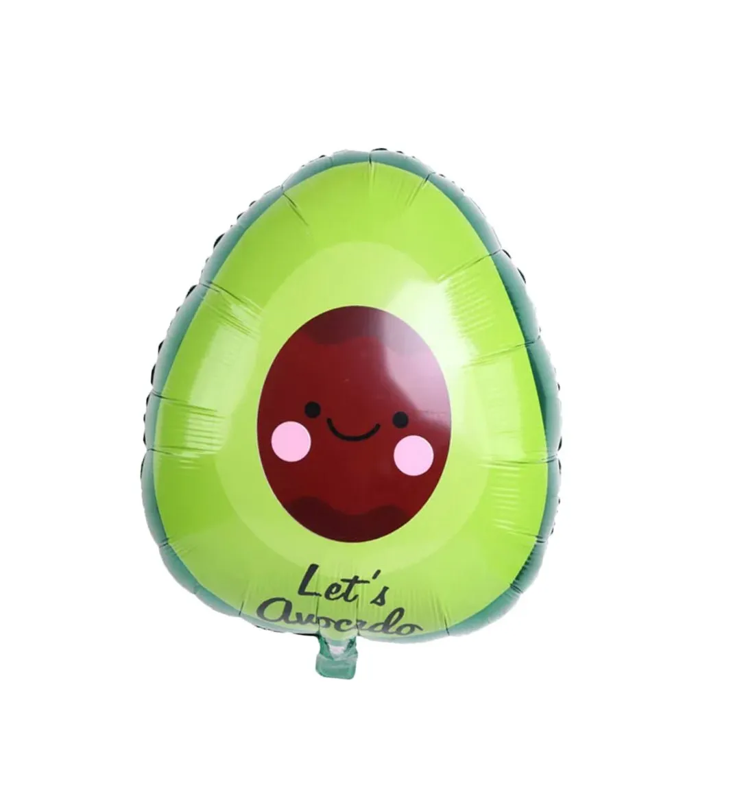 10 Foil Fruit and Vegetable Shaped Balloons Set