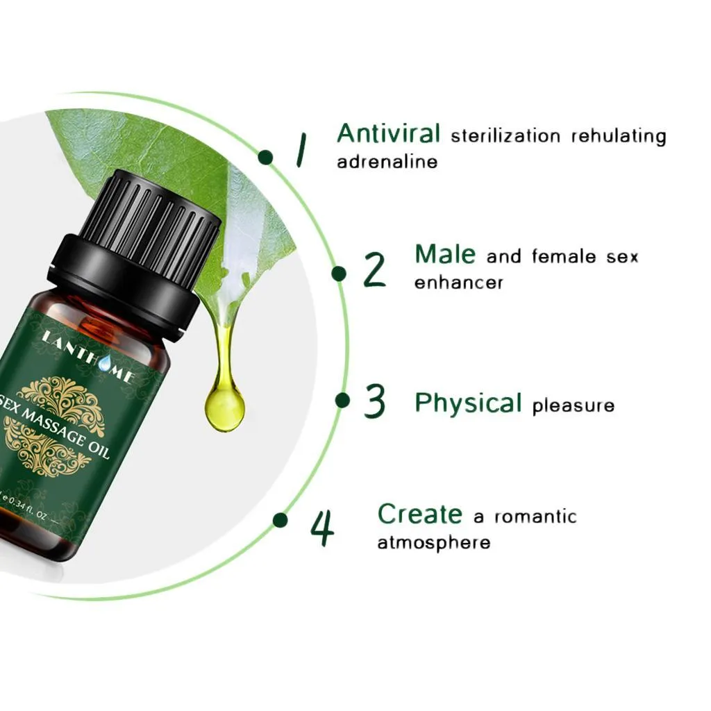 10ml Pure Natural Plant Extract Body Relax Massage Essential Oils Aroma 02