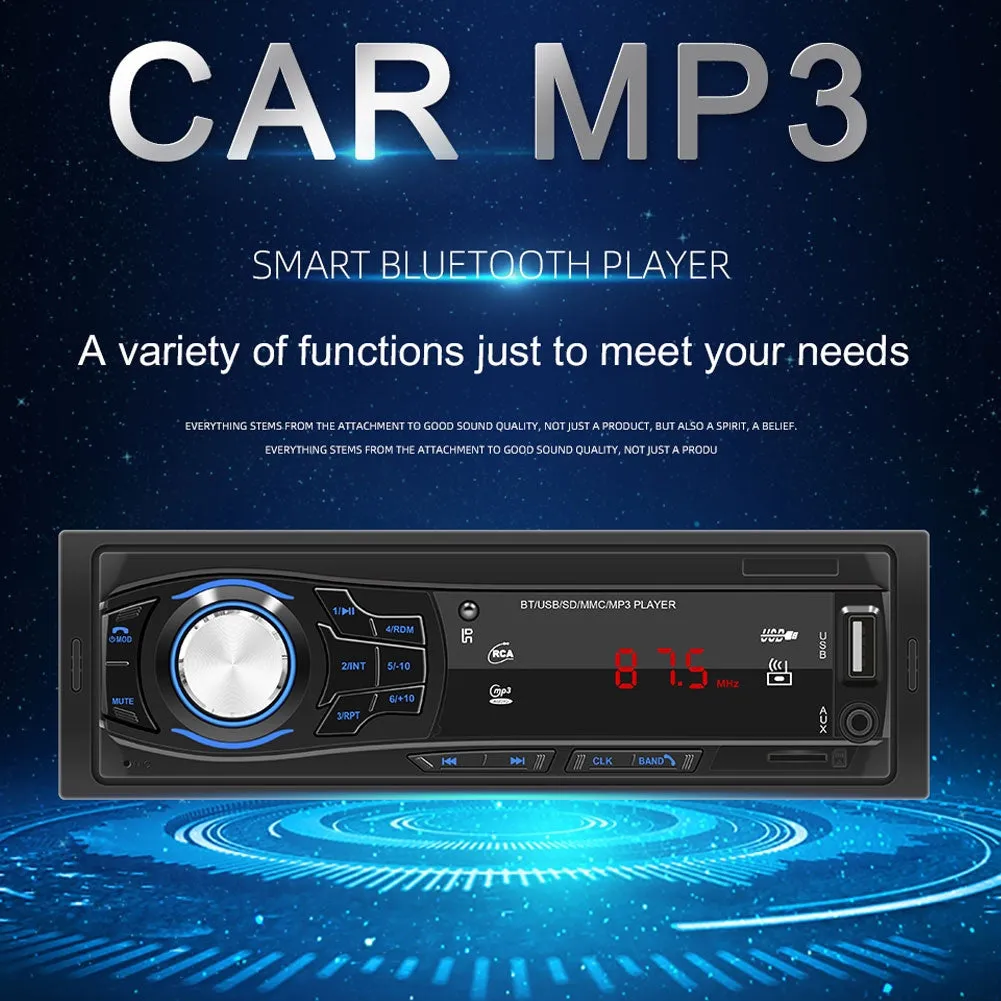 12v Car Multimedia Stereo Bluetooth MP3 Player FM Radio Receiver