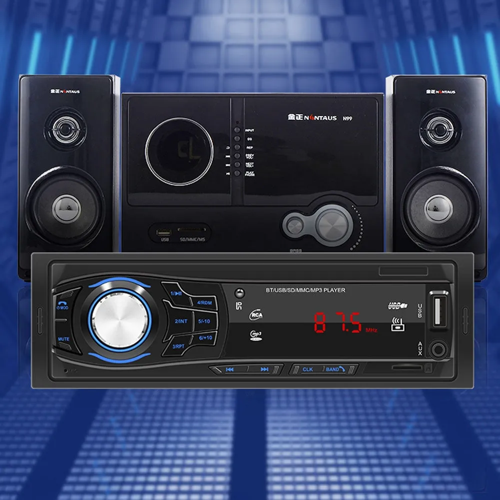 12v Car Multimedia Stereo Bluetooth MP3 Player FM Radio Receiver