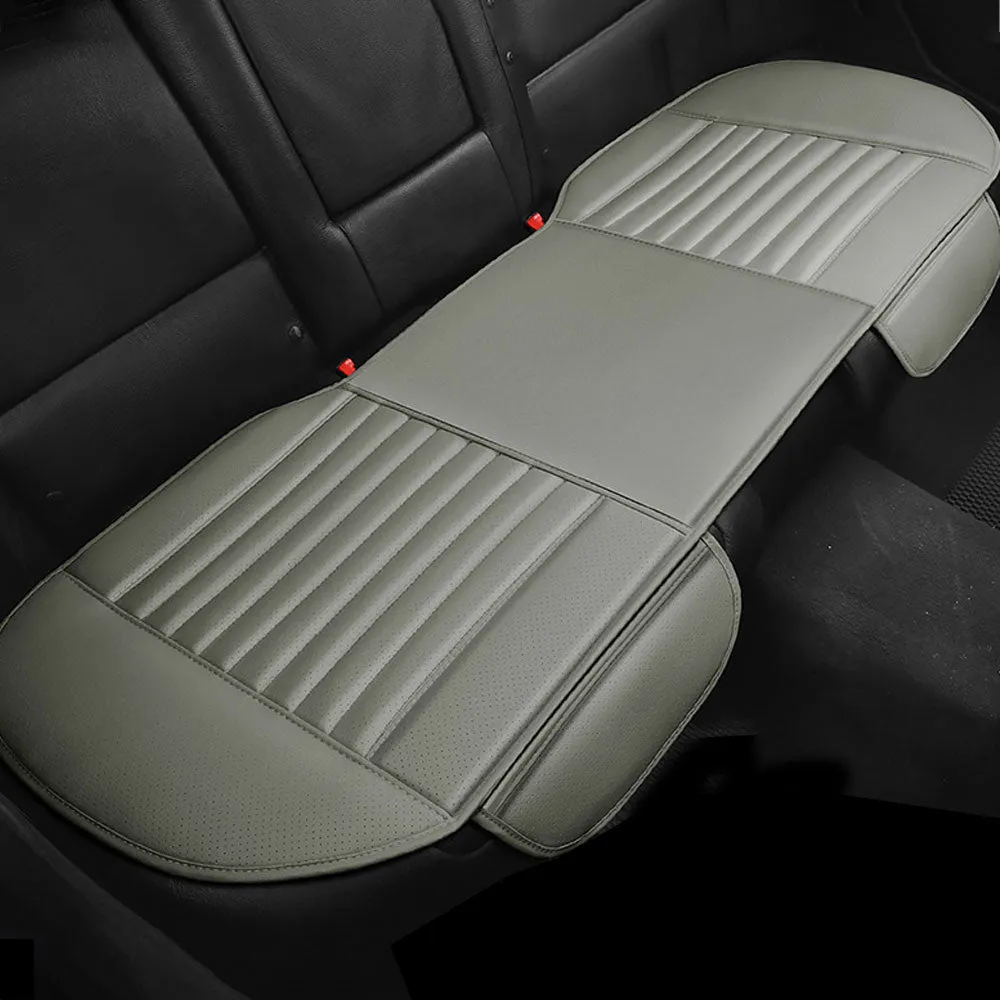 1pcs Breathable Bamboo PU Leather Car Seat Cover Pad Mat Auto Chair Cushion(Color:Black/Beige/Grey/Coffee)