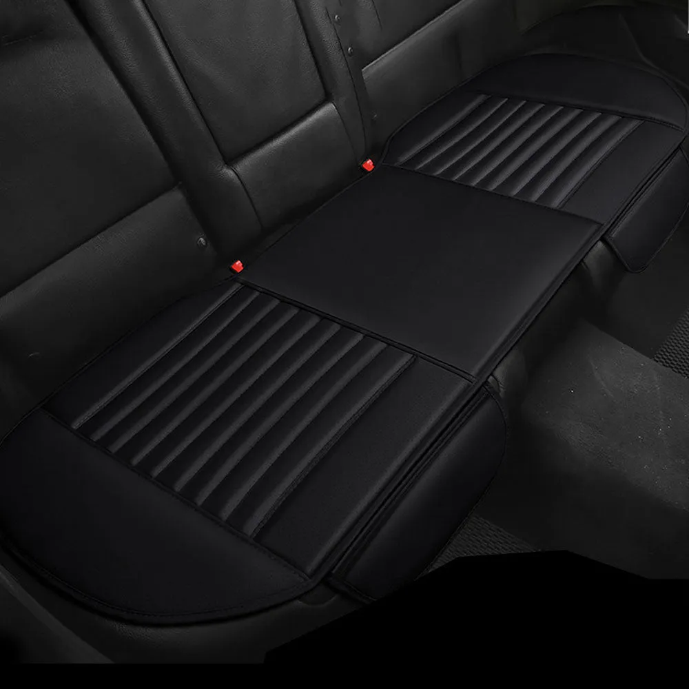 1pcs Breathable Bamboo PU Leather Car Seat Cover Pad Mat Auto Chair Cushion(Color:Black/Beige/Grey/Coffee)