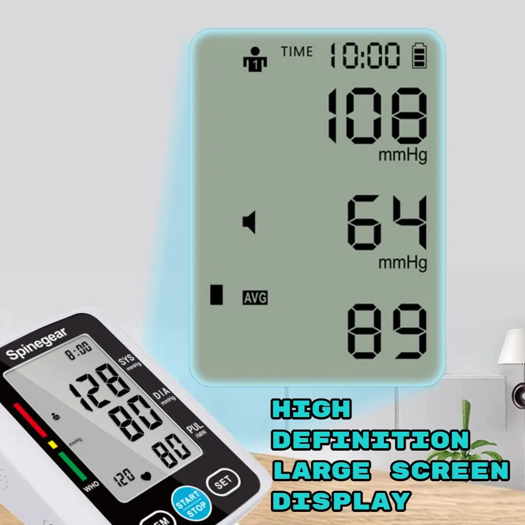 2022 Blood Pressure Monitor for Home use UK CE Approved Digital Upper Arm Cuff BP Machine, USB Powered Auto Pulse Rate Detect Irregular Heartbeat Fast Reading Kit, Large LCD Display & Voice Broadcast