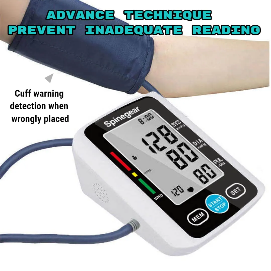 2022 Blood Pressure Monitor for Home use UK CE Approved Digital Upper Arm Cuff BP Machine, USB Powered Auto Pulse Rate Detect Irregular Heartbeat Fast Reading Kit, Large LCD Display & Voice Broadcast