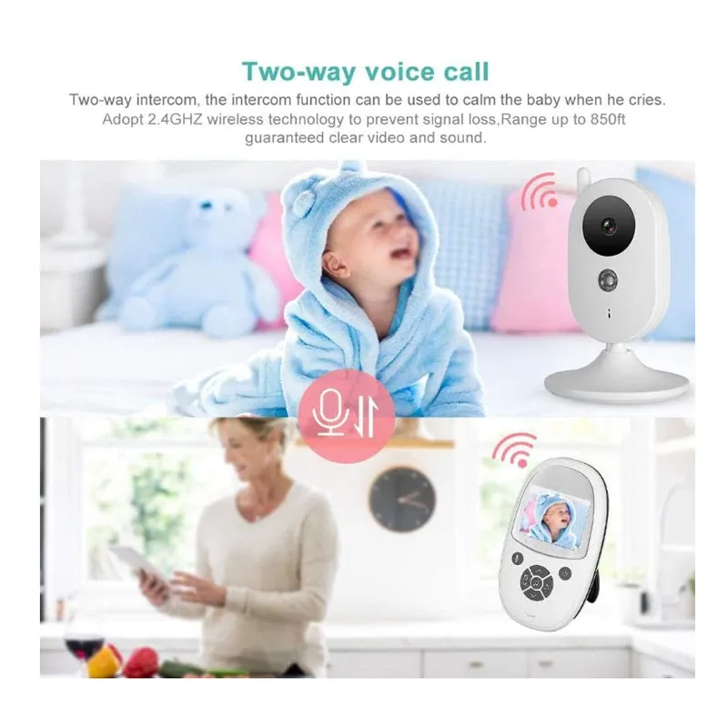 2.4Ghz Wireless Digital Video Baby Monitor