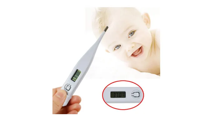 3 Pack: Digital Baby/Adult Thermometer Oral and Rectal for Fever, Newborn, Baby, Kid, Child, Adult