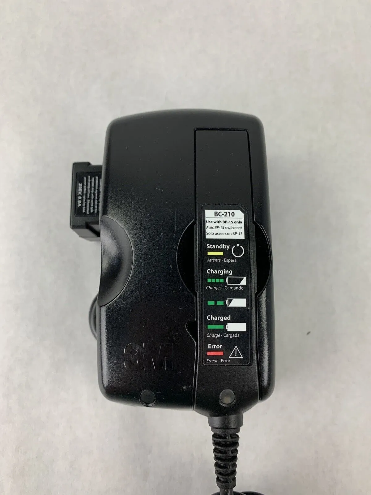3M BC-100 Smart Battery Charger BC-210 w/ 3M BC-210A Smart Adapter Power Tested
