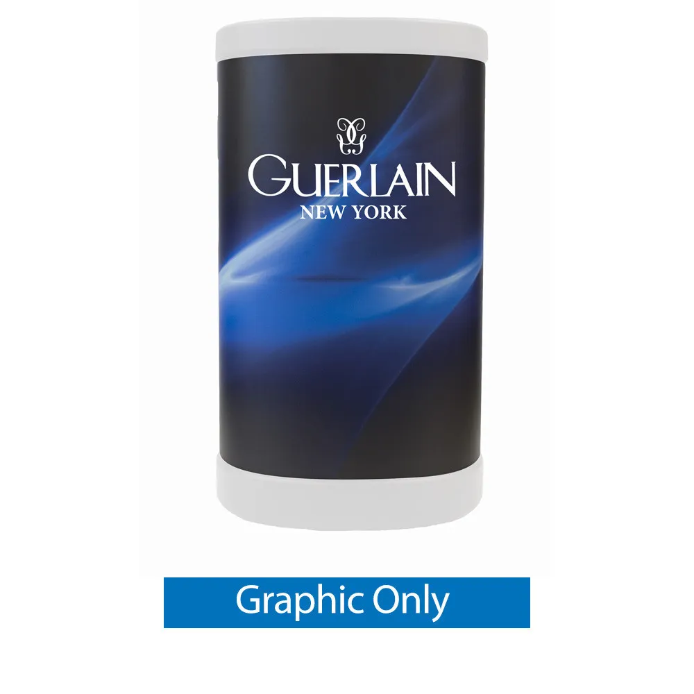 8 ft. Fabric Pop Up Display - Straight Graphic Package