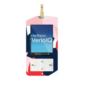 Abstract Flower for OneTouch Verio IQ Glucometer