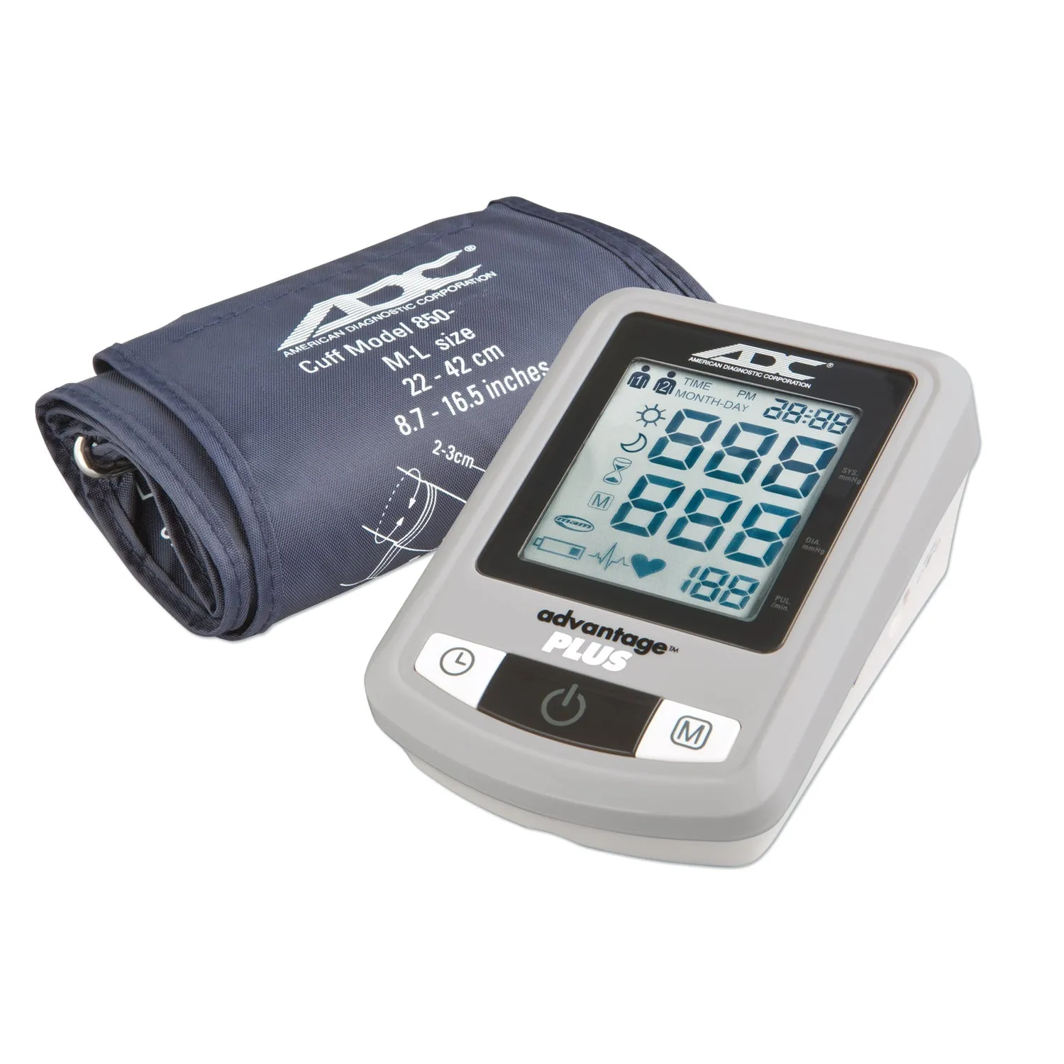 Adc Advantage Bp Monitors Disc-Bp Monitor Digital Automaticplus Soft Wide 12/Cs