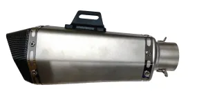 Akrapovic Short Can Silver Exhaust