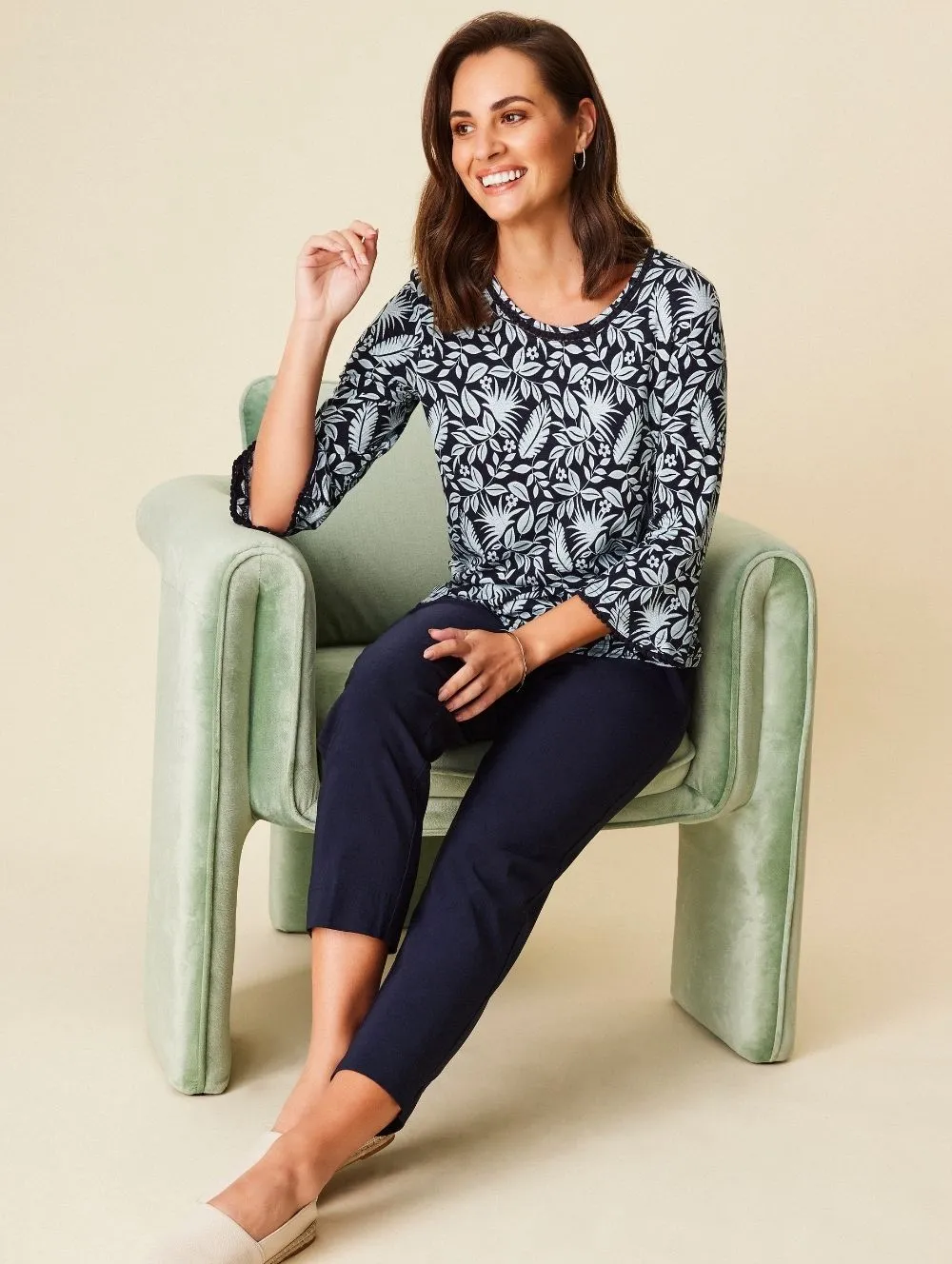 Anetta 3/4 Sleeve Top
