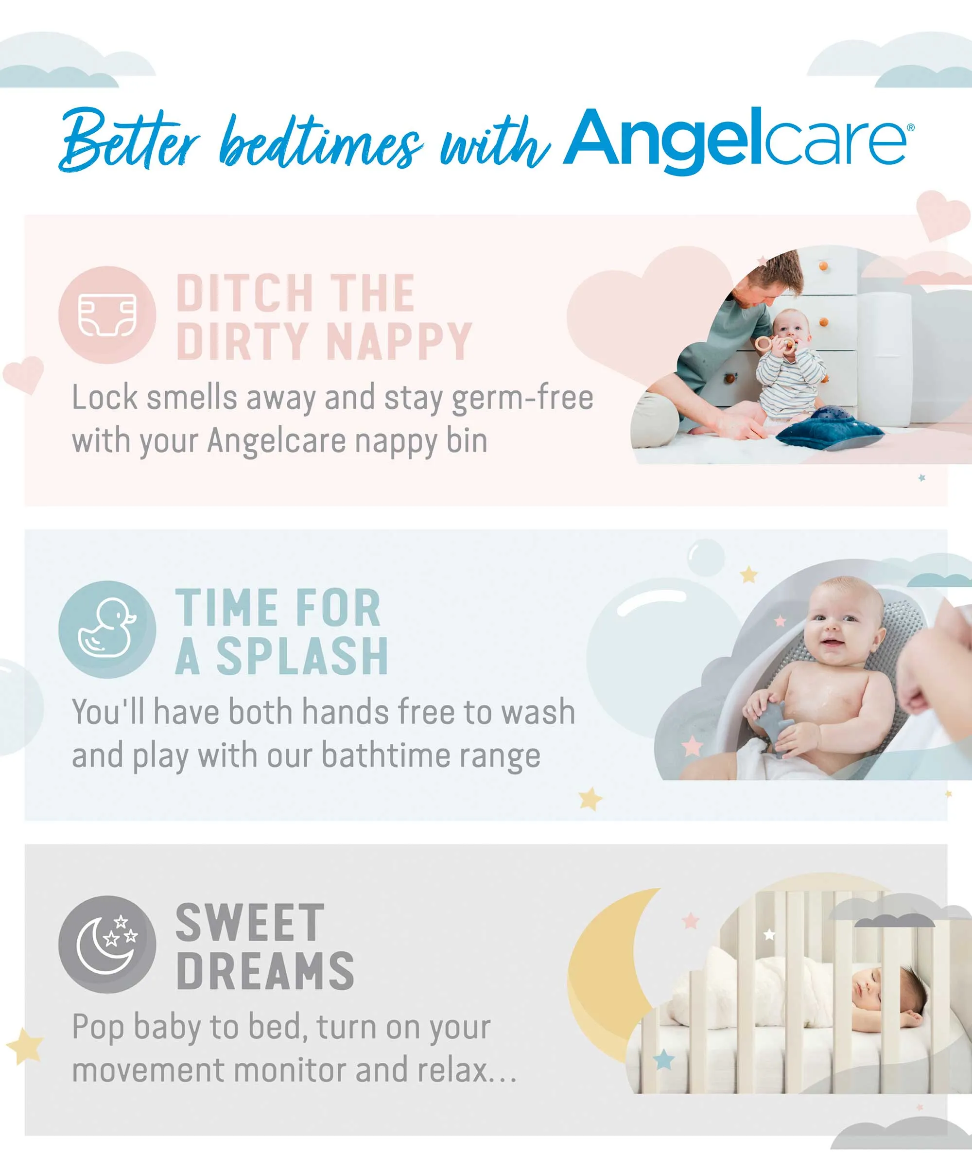 Angelcare Aqua Soft Touch Baby Bath Seat - Grey
