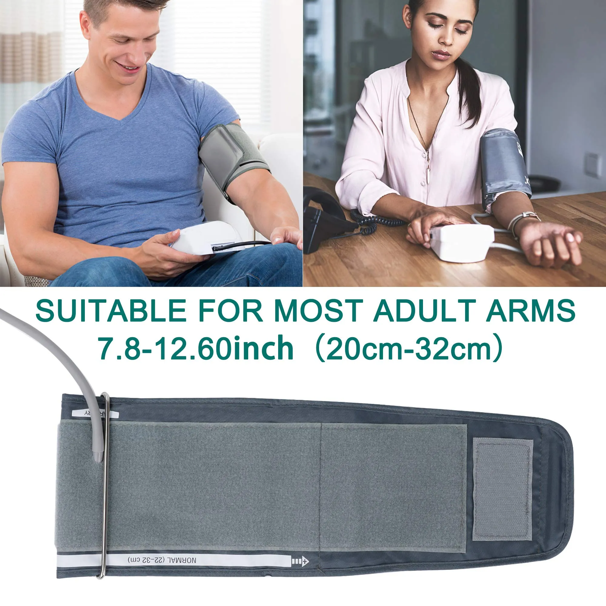 Automatic Arm Blood Pressure Monitors-maguja Automatic Digital Upper Arm Blood Pressure Monitor Arm Machine, Wide Range of Bandwidth, Large Cuff, Large LCD Display BP Monitor, Suitable for Home Use White