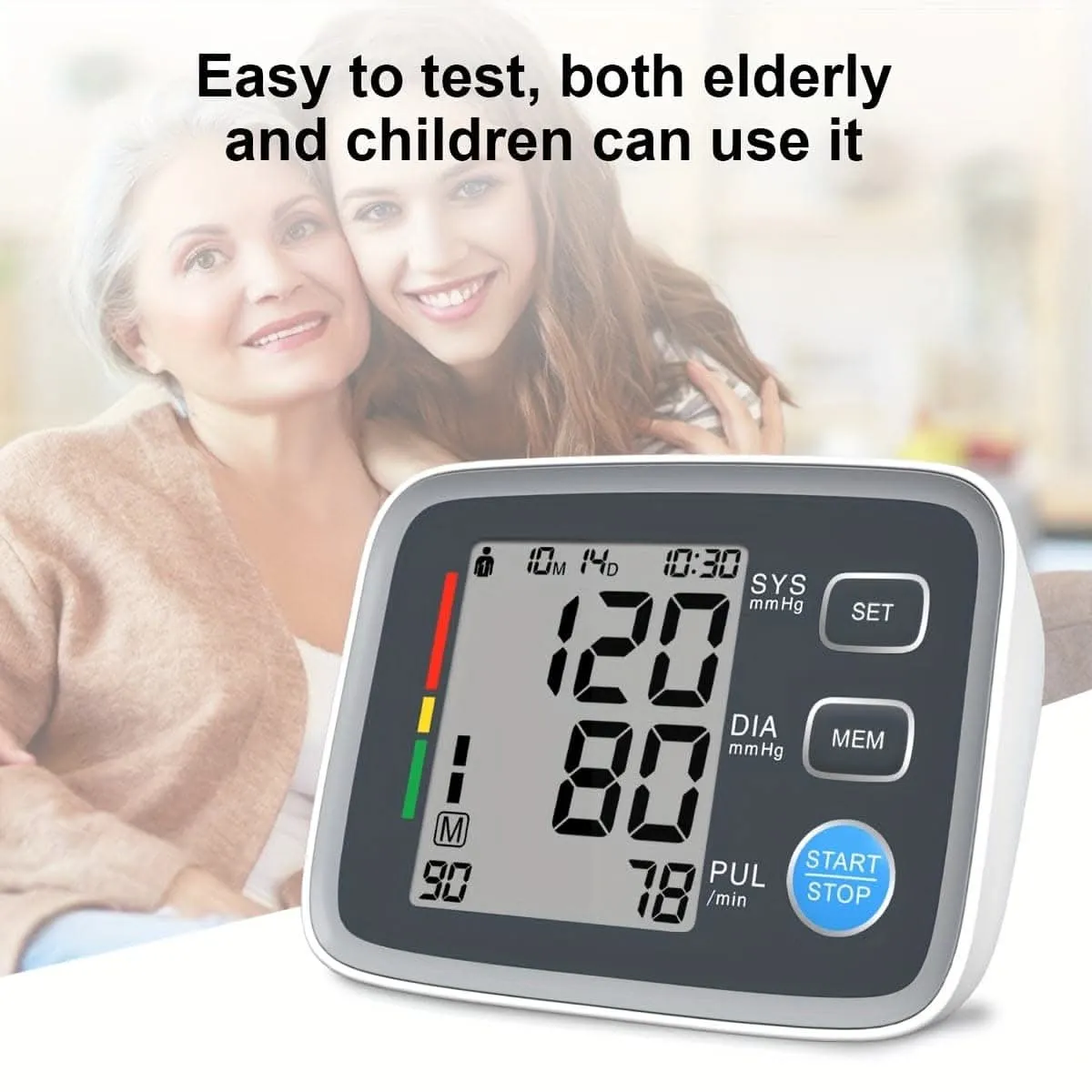 Automatic Upper Arm Blood Pressure Monitor