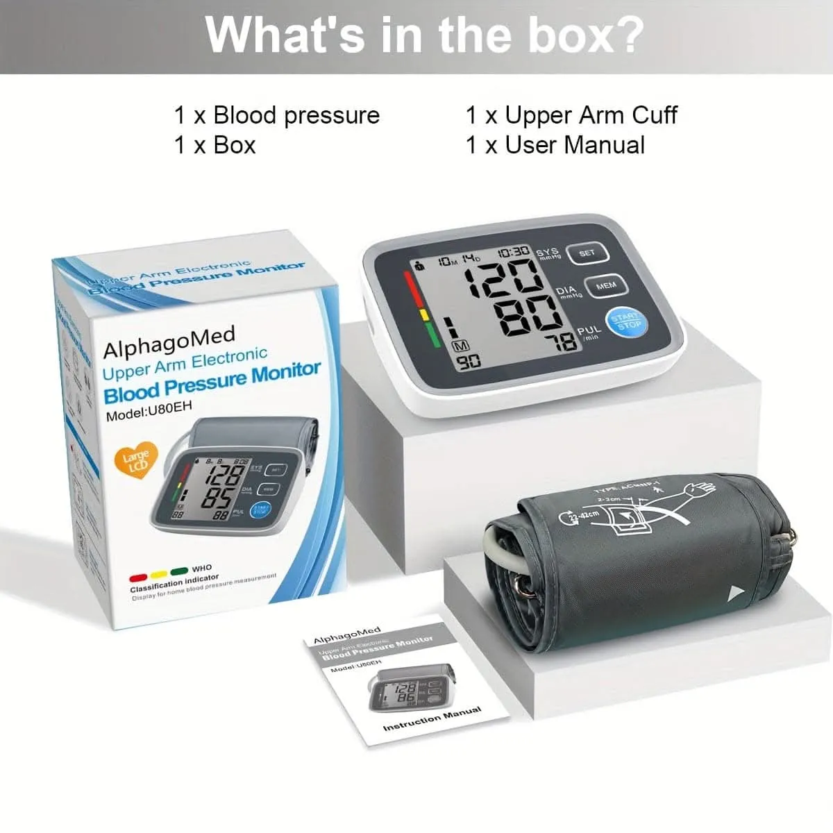 Automatic Upper Arm Blood Pressure Monitor