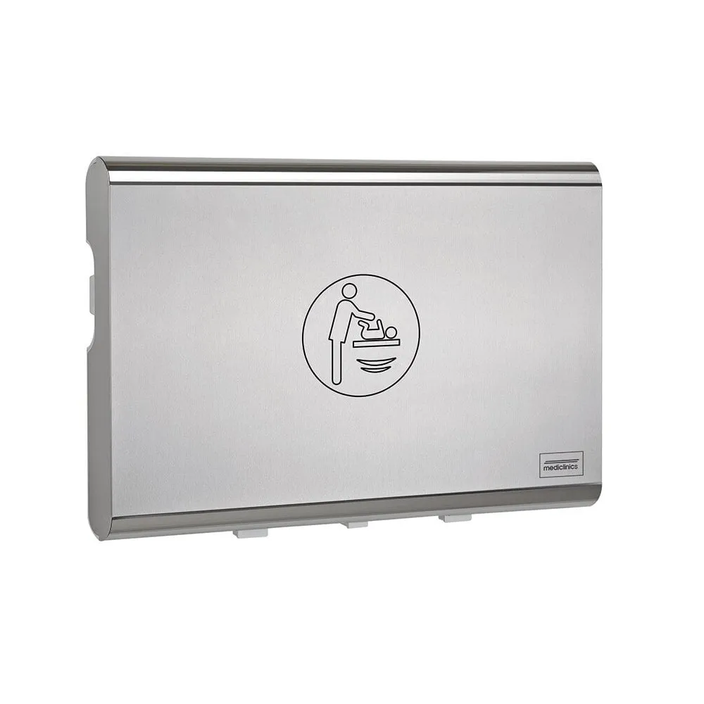 BabyMedi® Horizontal Baby Changing Station - Polypropylene / Stainless Steel with Ioniser
