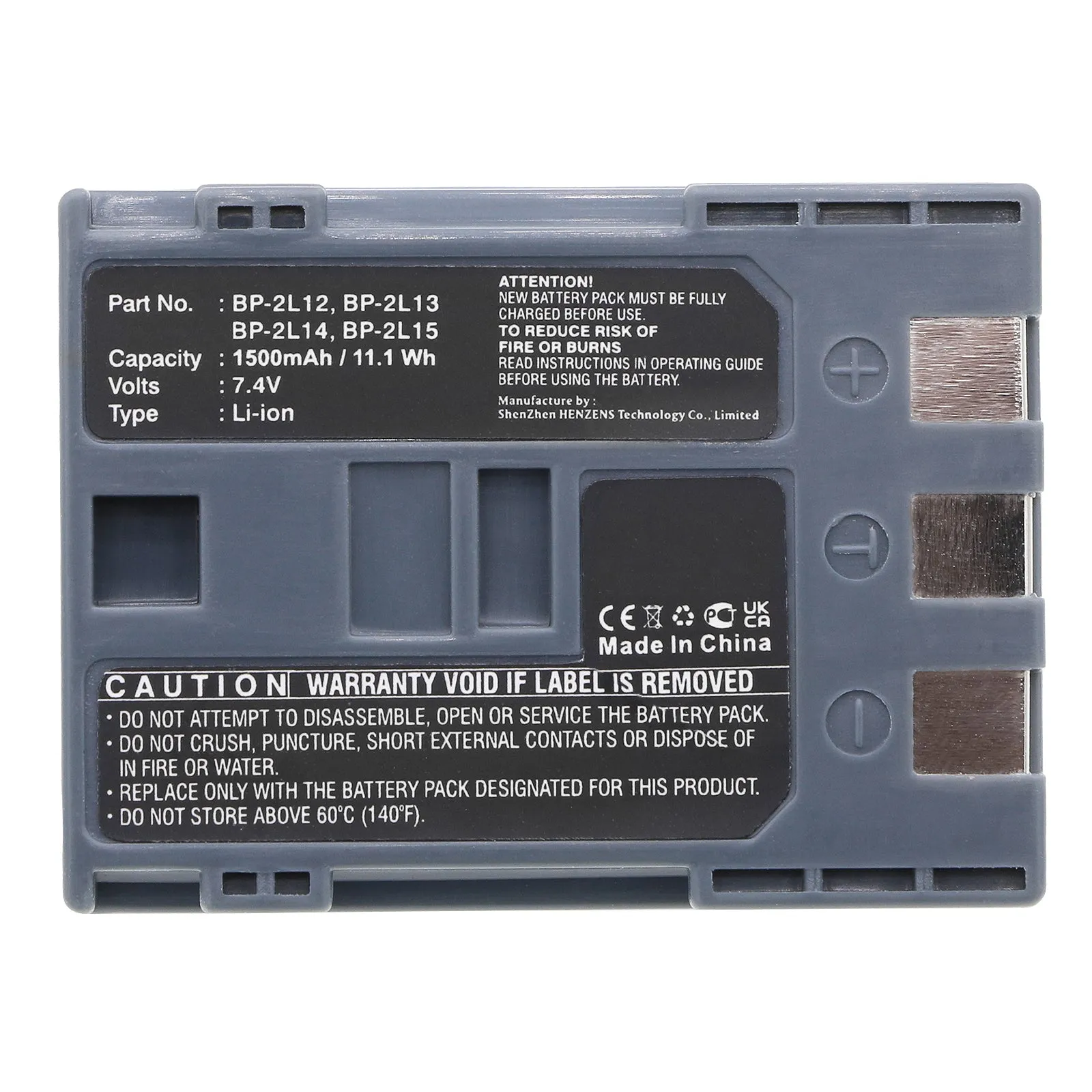 Batteries N Accessories BNA-WB-BP2L12 Camcorder Battery - li-ion, 7.4V, 1500 mAh, Ultra High Capacity Battery - Replacement for Canon BP-2L12 Battery