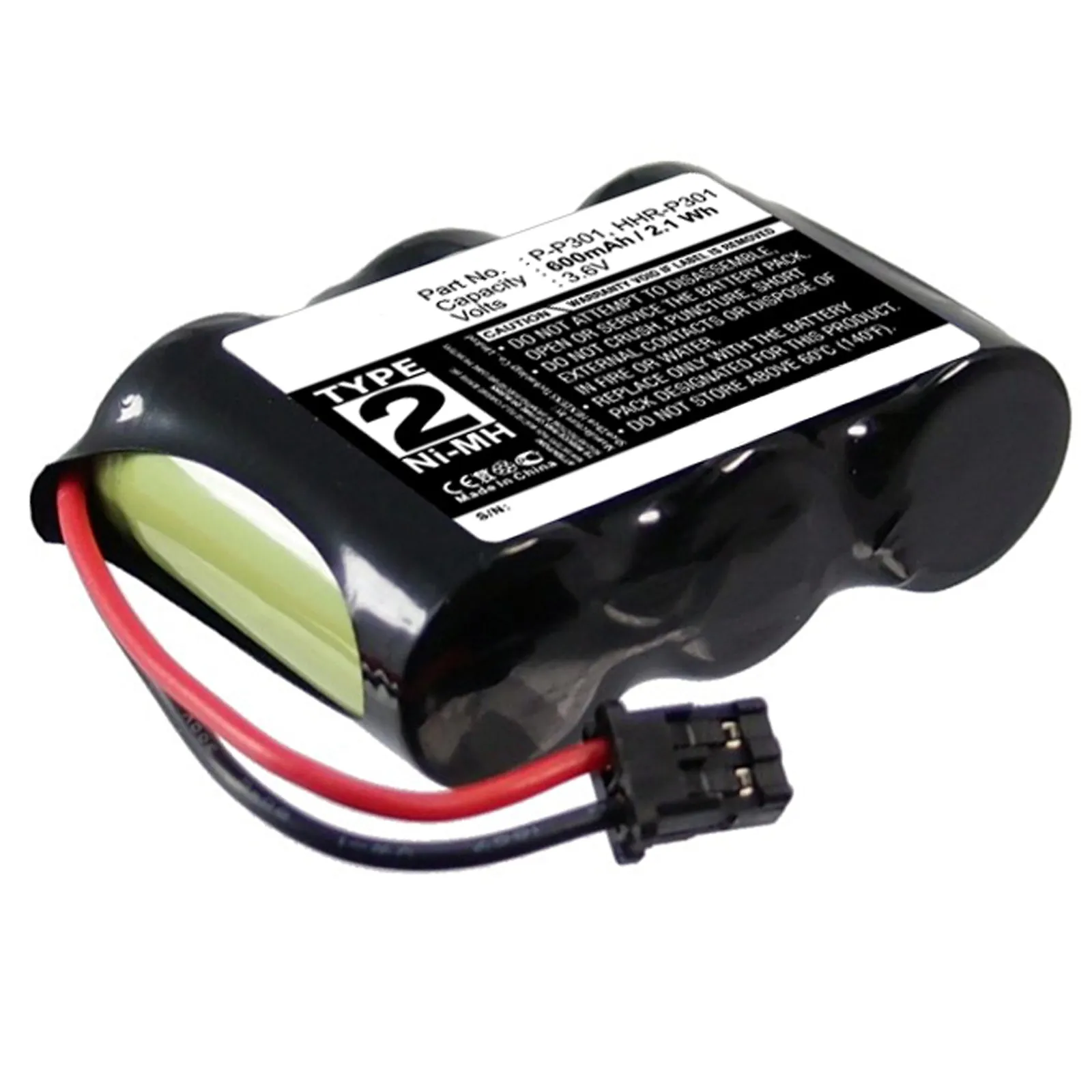 Batteries N Accessories BNA-WB-CPB-407B Cordless Phone Battery - Ni-CD, 3.6V, 300 mAh, Ultra High Capacity Battery - Replacement for Again & Again 2102 Battery