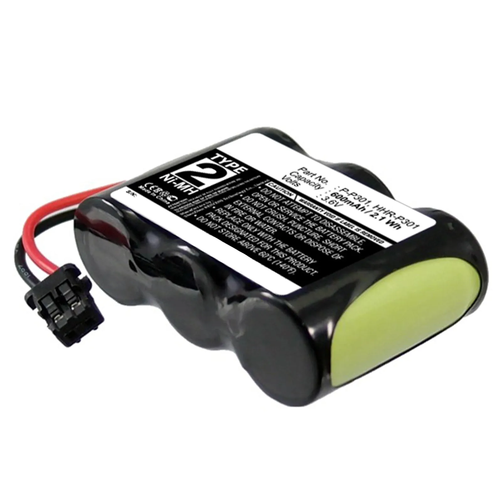 Batteries N Accessories BNA-WB-CPB-407B Cordless Phone Battery - Ni-CD, 3.6V, 300 mAh, Ultra High Capacity Battery - Replacement for Again & Again 2102 Battery