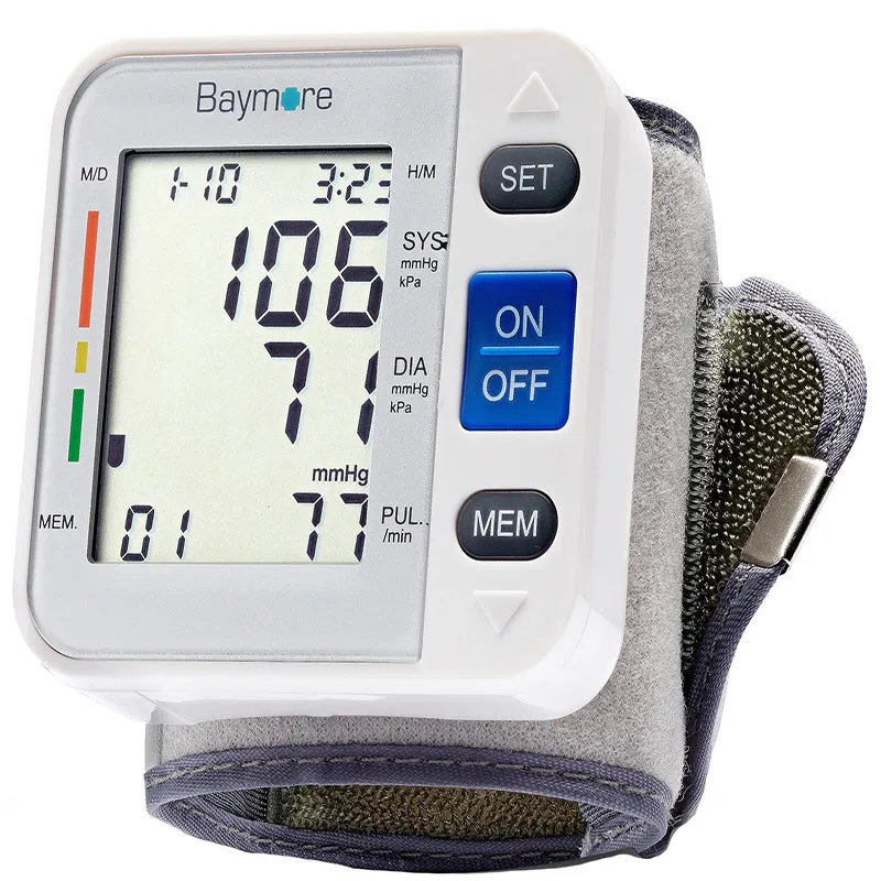 Baymore Digital Wrist Blood Pressure Monitor Cuff
