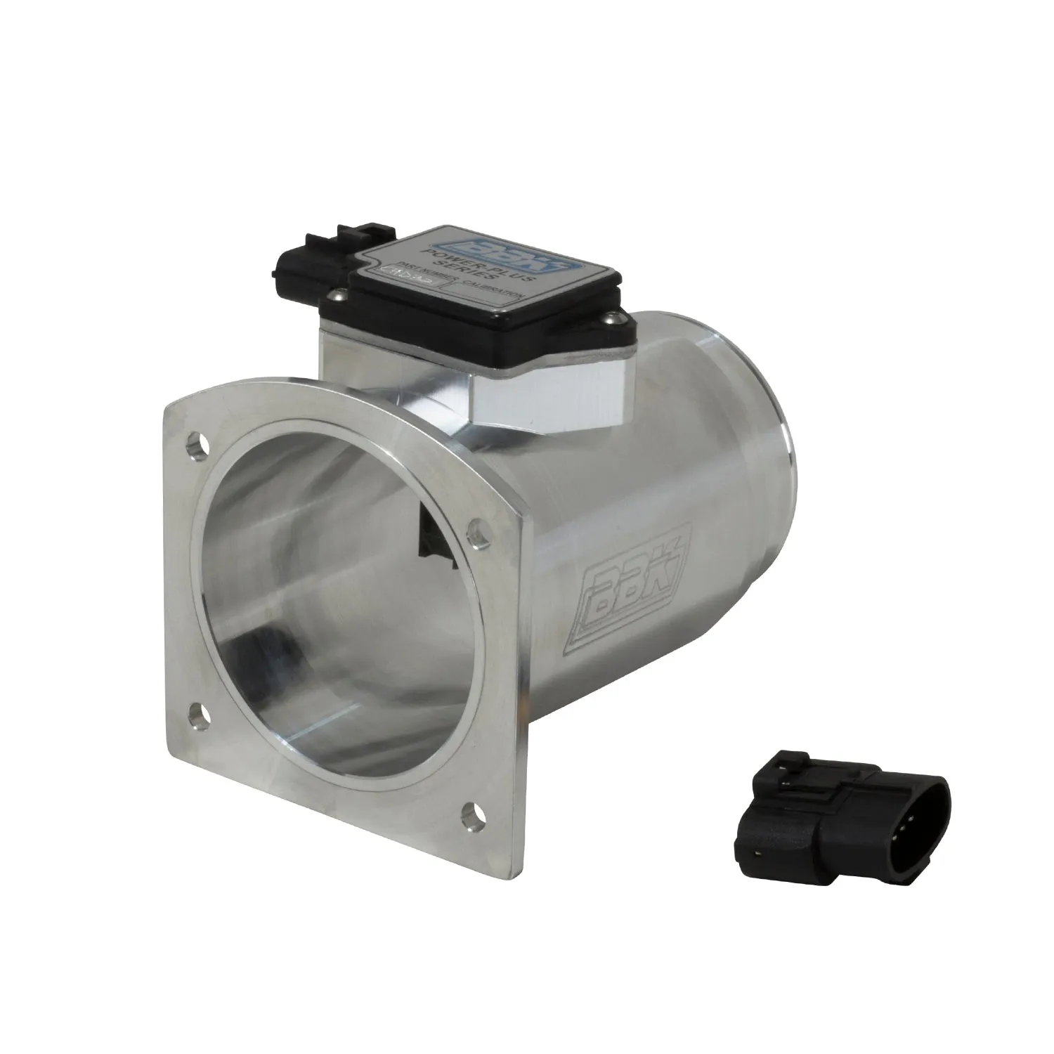 BBK Performance Parts 80105 1994-1995 MUSTANG 5.0 76MM CNC BILLET ALUMINUM MASS AIR METER 30LB CAC