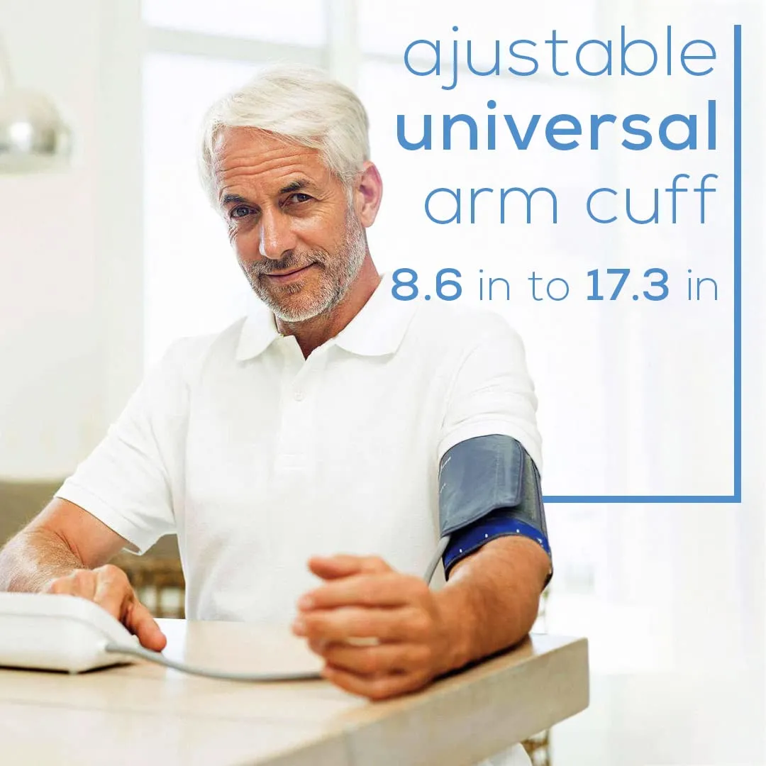Beurer BM67 Upper Arm Blood Pressure Monitor, Large Cuff, Automatic & Digital, XL LCD Display, Bluetooth with App, Home Use BP Machine Kit | Patented Technology, White BM67 - Bluetooth   Backlit Display