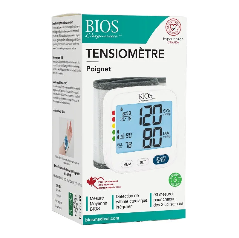 BIOS Diagnostics Blood Presure Monitor - Wrist