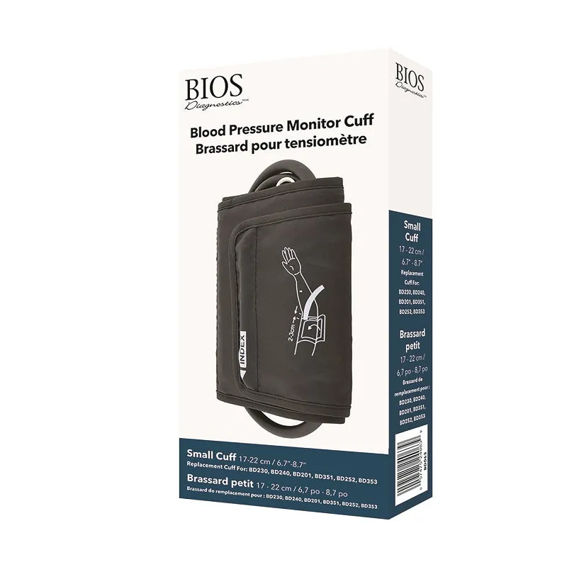 BIOS Diagnostics BP Replacement Cuff Small for BD201, BD240, BD252, BD323