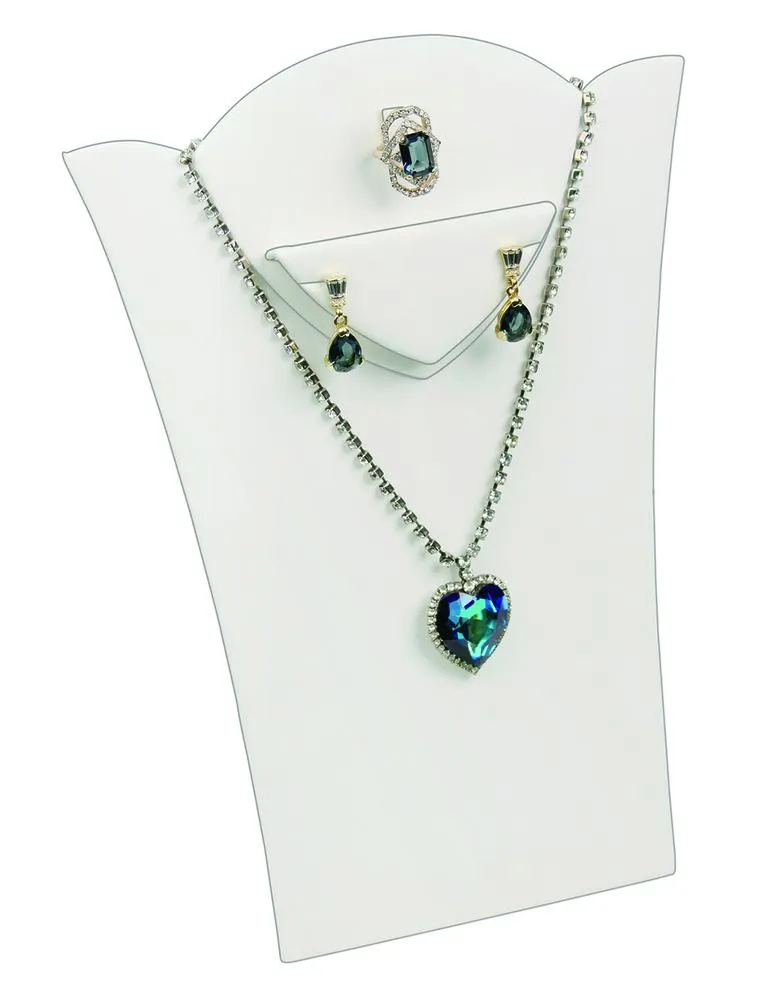 Black 11 3/8"H Necklace Display with Easel