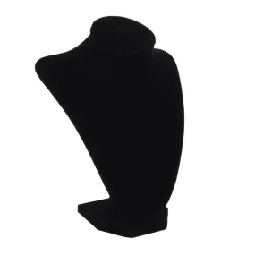 Black Velvet Necklace Pendant Mannequin Neck Stand