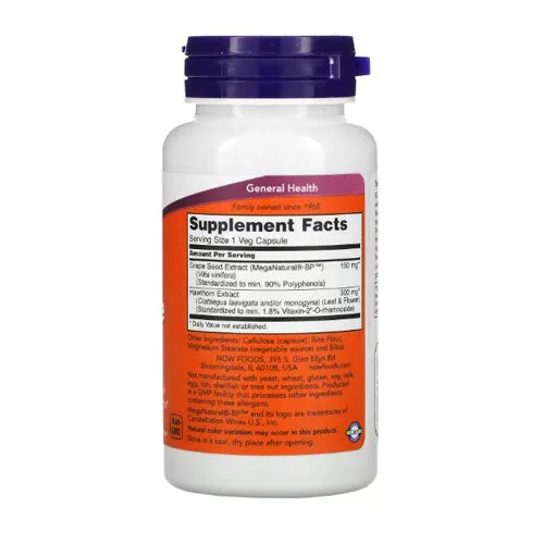 Blood Pressure Health 90 Vcaps By Now Foods