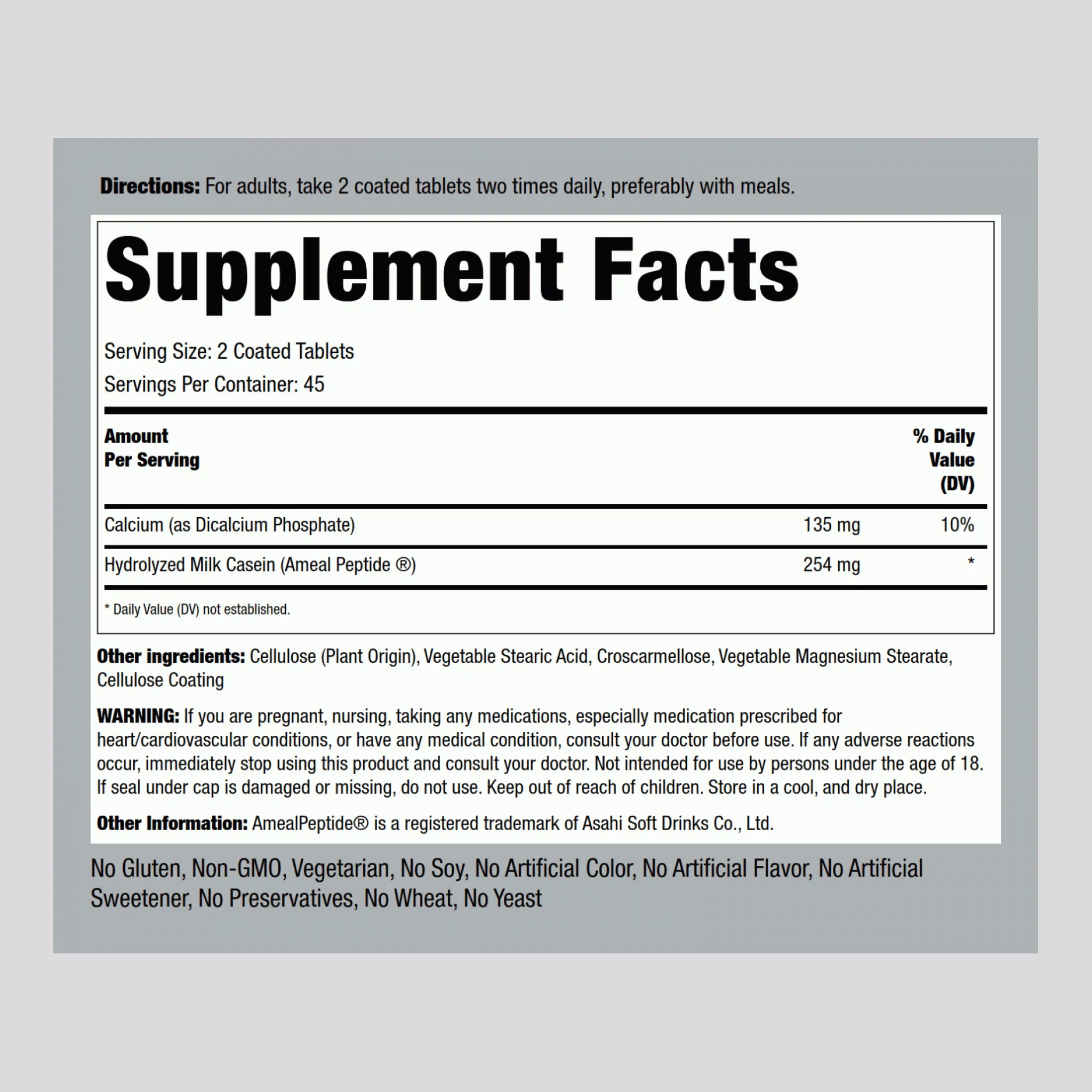 Blood Pressure Nutritional Support Formula, 90 Coated Tablets