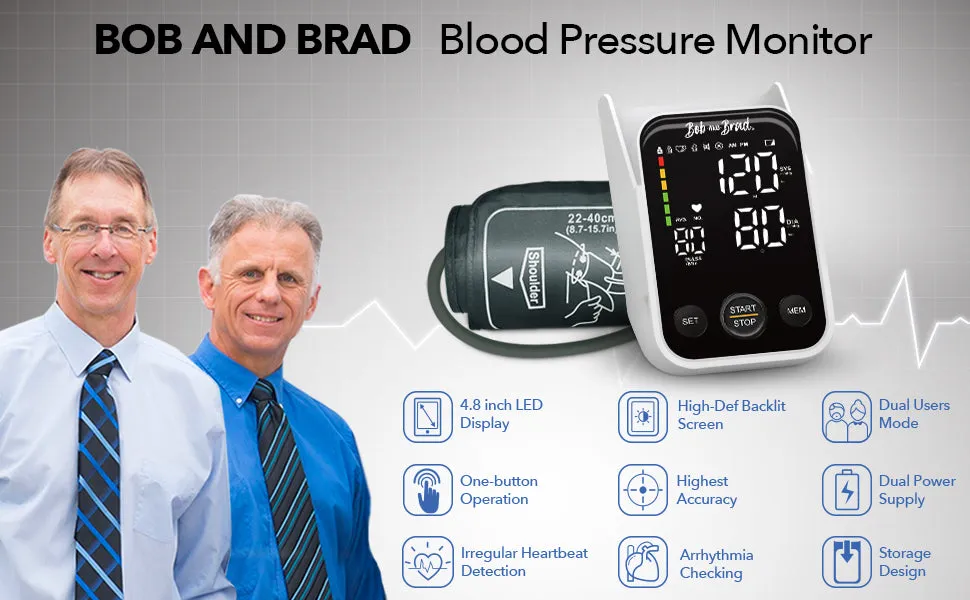 BOB AND BRAD Blood Pressure Monitoring Machine (Open box)