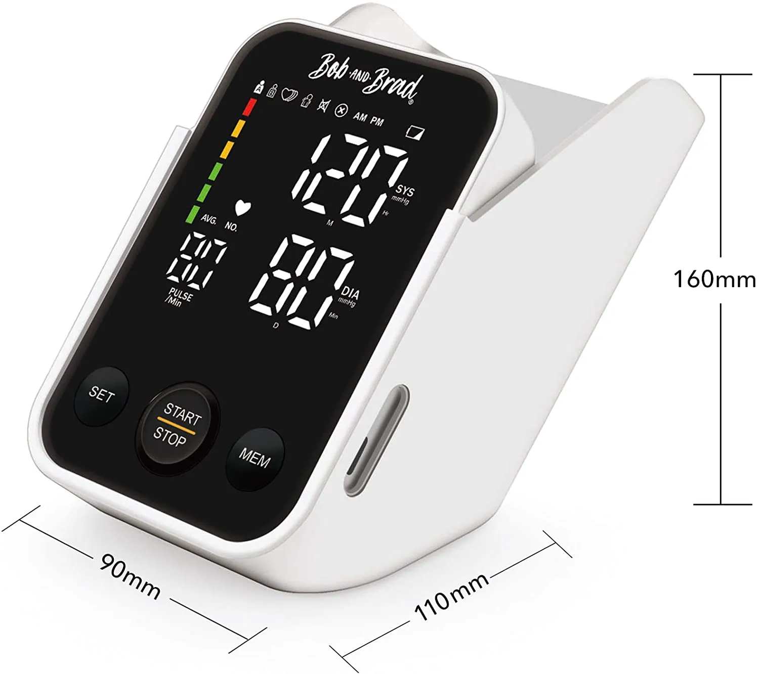BOB AND BRAD Blood Pressure Monitoring Machine (Open box)