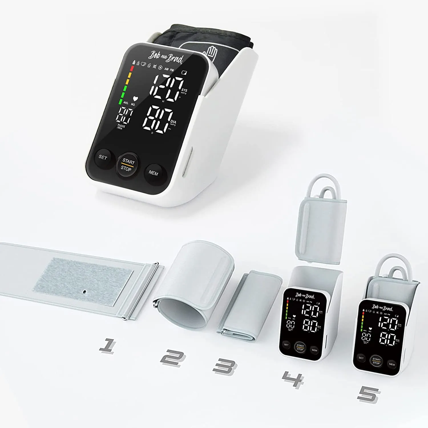 BOB AND BRAD Blood Pressure Monitoring Machine (Open box)