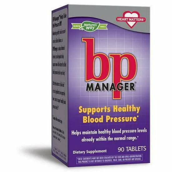 BP Manager 90 tabs by Nature's Way