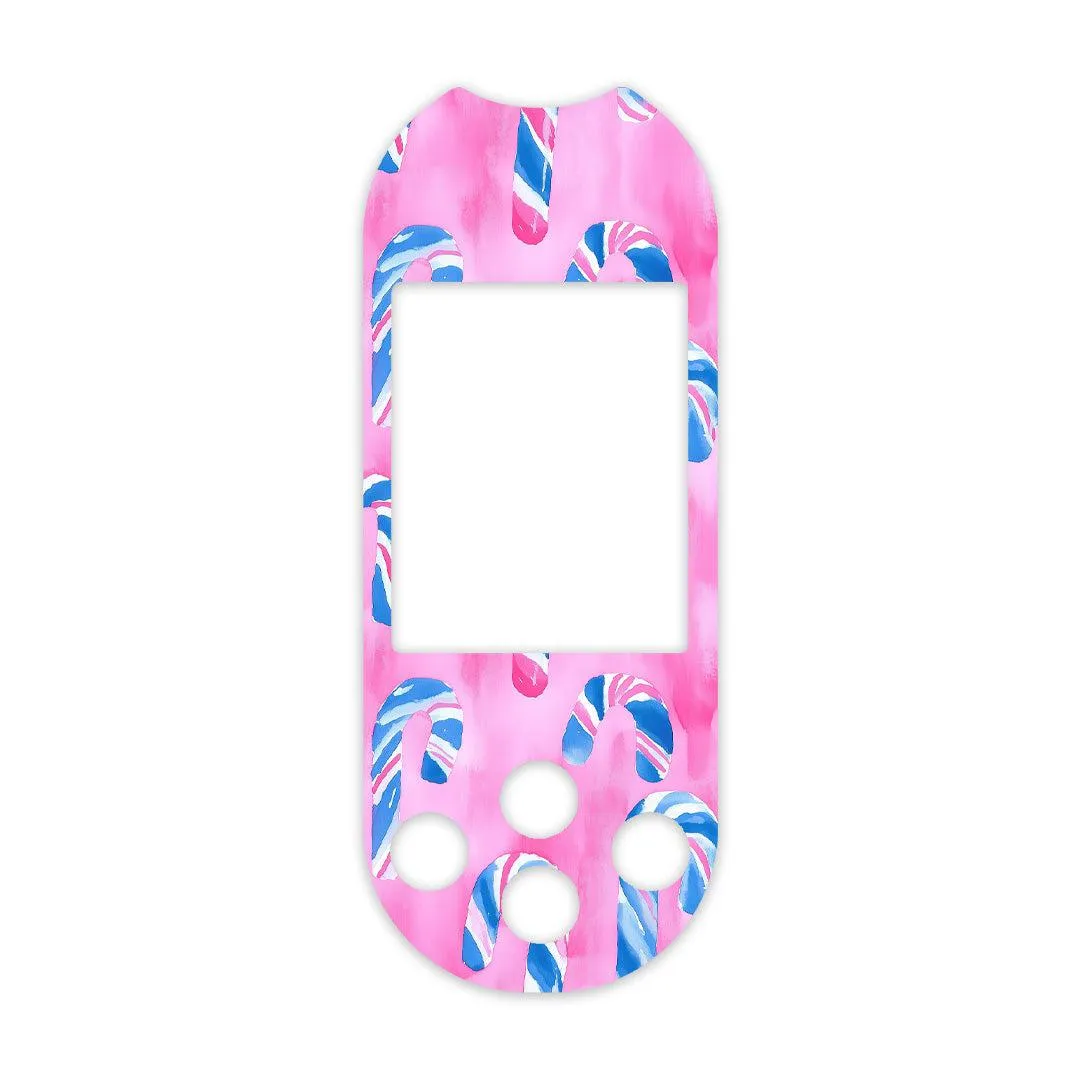 Candy Canes Sticker for OneTouch Verio Reflect Glucometer