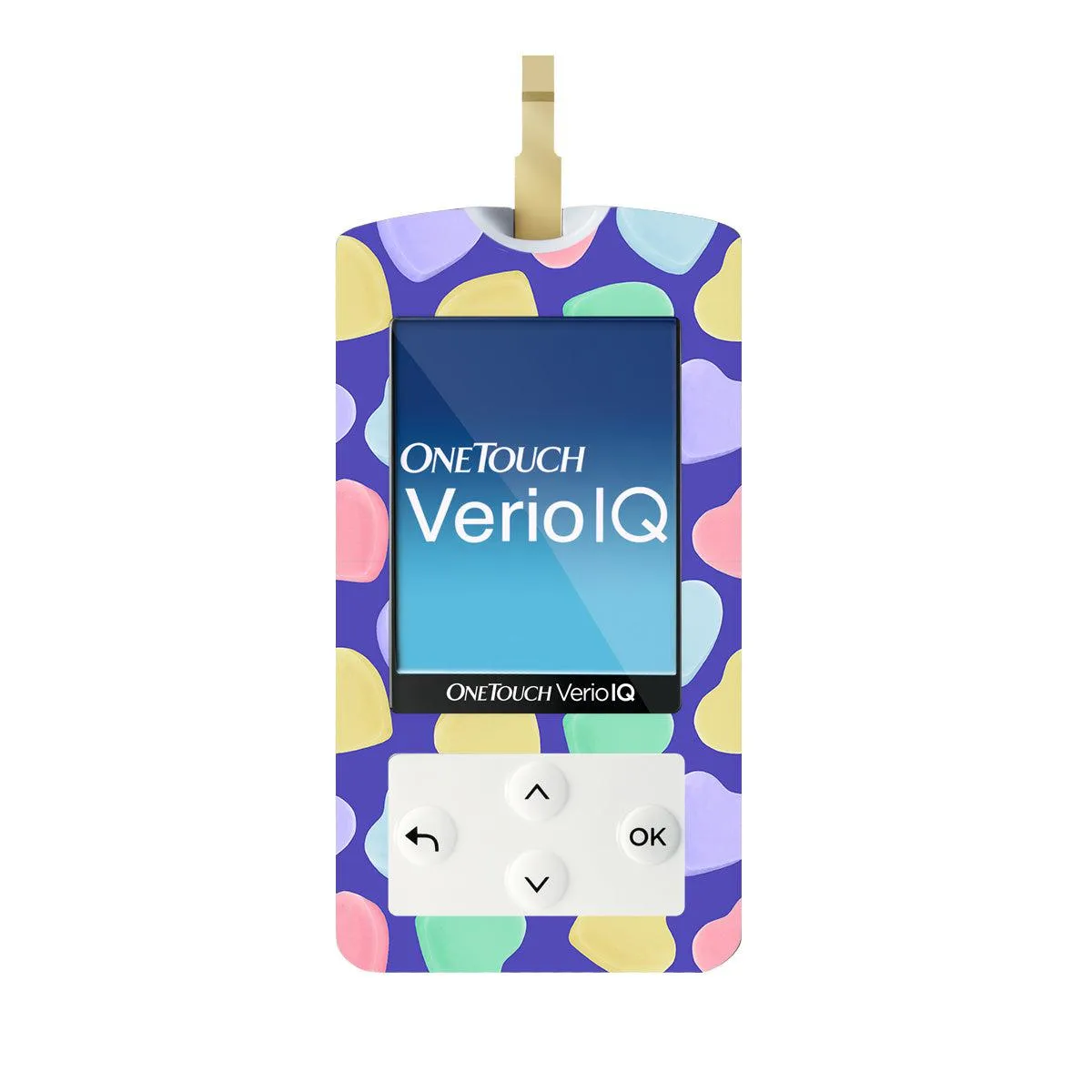 Candy Hearts for OneTouch Verio IQ Glucometer