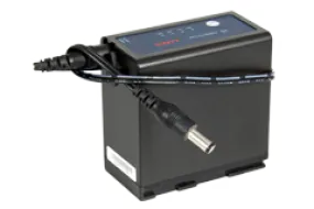 Canon BP-945/970 battery & 18" Barrel to Barrel Adapter Cable