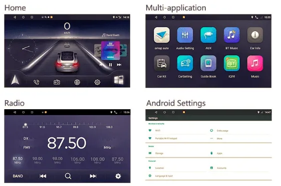 Car Dealz 10.2" Android 10.0 Mitsubishi ASX 2010-2018 In Dash Plus OEM Fascia