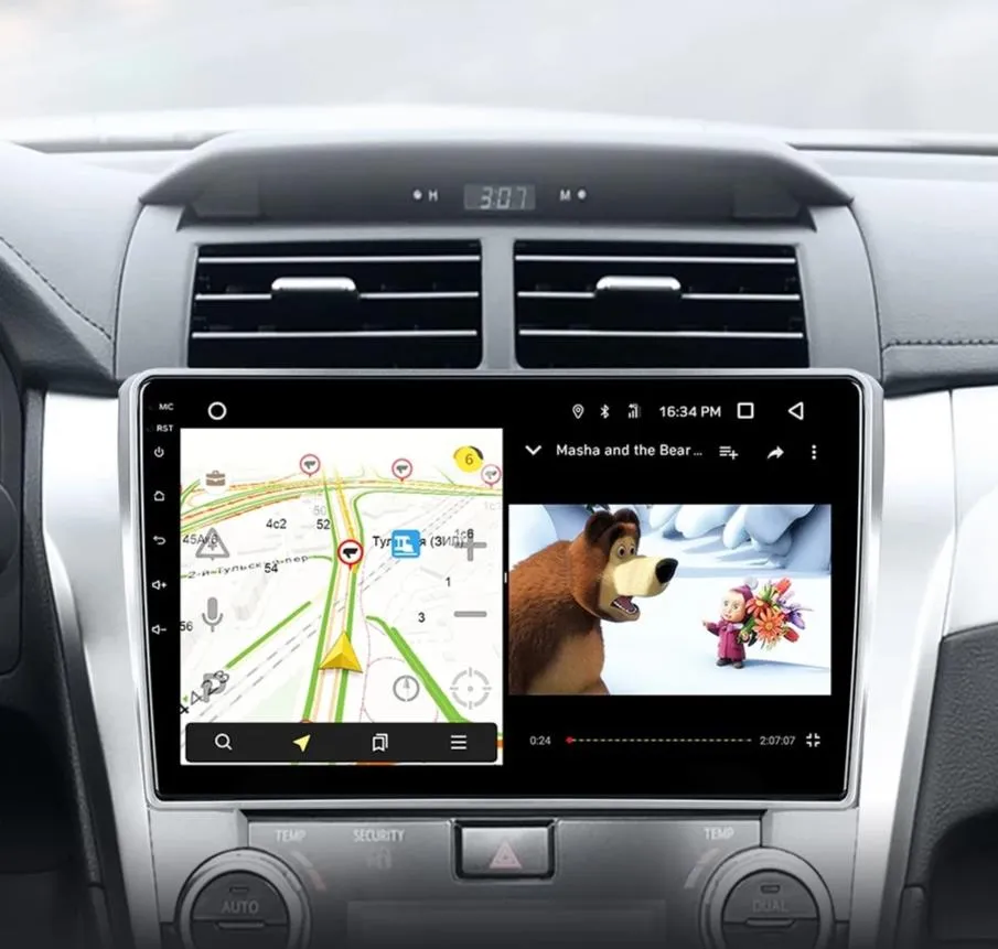 Car Dealz 10.2" Android 10.0 Toyota Camry 8 50 55 2011-2014 w CAM In Dash Plus OEM Fascia