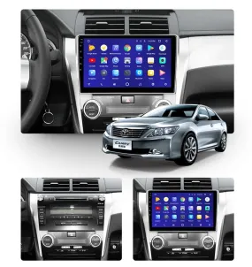 Car Dealz 10.2" Android 10.0 Toyota Camry 8 50 55 2011-2014 w CAM In Dash Plus OEM Fascia