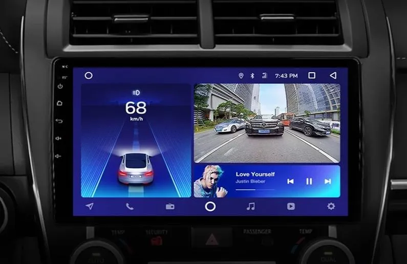 Car Dealz 10.2" Android 10.0 Toyota Fortuner 2 2015-2018 w CAM In Dash Plus OEM Fascia