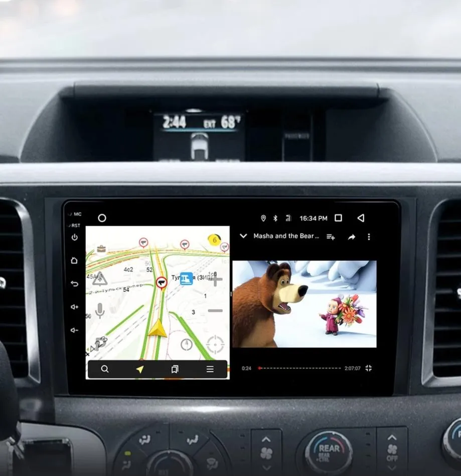 Car Dealz 10.2" Android 10.0 Toyota Sienna 3 XL30 2010-2014 In Dash Plus OEM Fascia