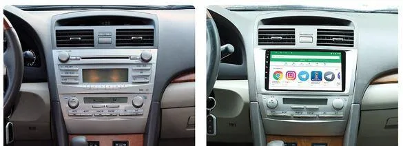 Car Dealz 9" Android 10.0 For Toyota Classic Camry 2006-2011 In Dash Plus OEM Fascia