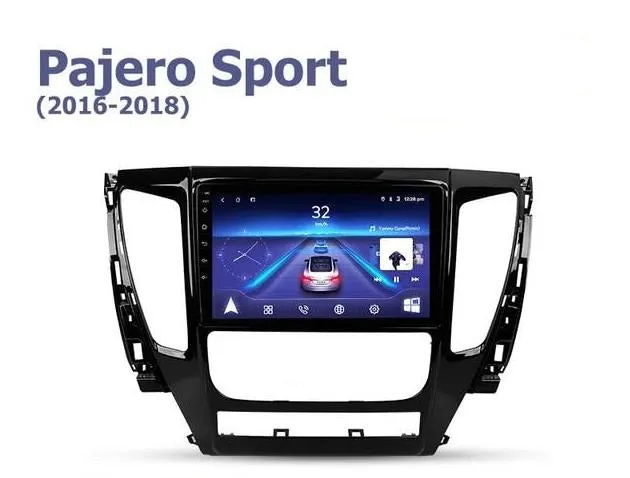 Car Dealz 9" Android 10.0 Mitsubishi Pajero Sport 2016-2018 w CAM In Dash Plus OEM Fascia