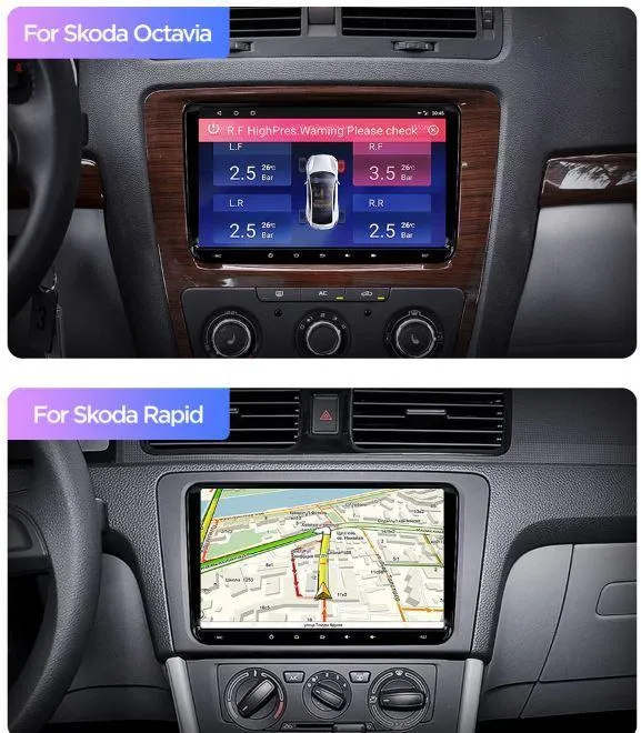 Car Dealz Car Dealz 9" Android 10.0 For Volkswagen Skoda Universal with CAM In Dash Plus OEM Fascia
