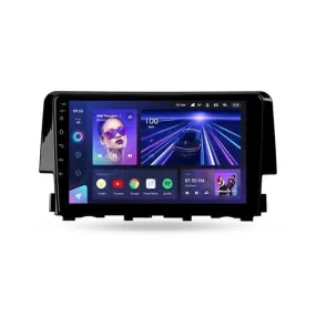 Car Dealz Elite 4G Data Model 10.2" Android 12.0 For Honda Civic 10 FC FK 2015 - 2020 In Dash Plus OEM Fascia